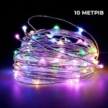 Роса USB, 10 метров, Разноцветный 0100 фото