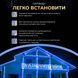 Бахрома вулична 1500 LED 50 метрів від мережі, Синій 50MWBL фото 4