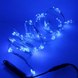 Кінський хвіст USB, 600 LED, 8 режимів, пульт ДУ, 20 ниток, 3 метри, Синій 0101 фото 1