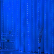 Штора роса USB, 3х1 метр, 100 LED, Синій 0084 фото