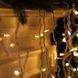 Бахрома уличная 100 LED 3 метра от сети, Теплый белый 3MWY фото 10