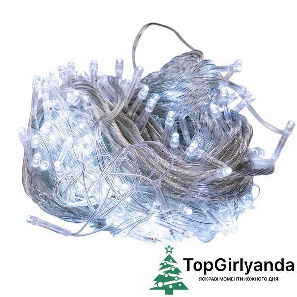 Гирлянда Нить 300 LED, 16 метров прозрачная, Холодный белый W300LEDW фото