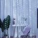 Штора Роса Люкс (силиконовая оболочка) с крючками, 3х3 метра, 300 LED, Холодный белый 0092 фото 1
